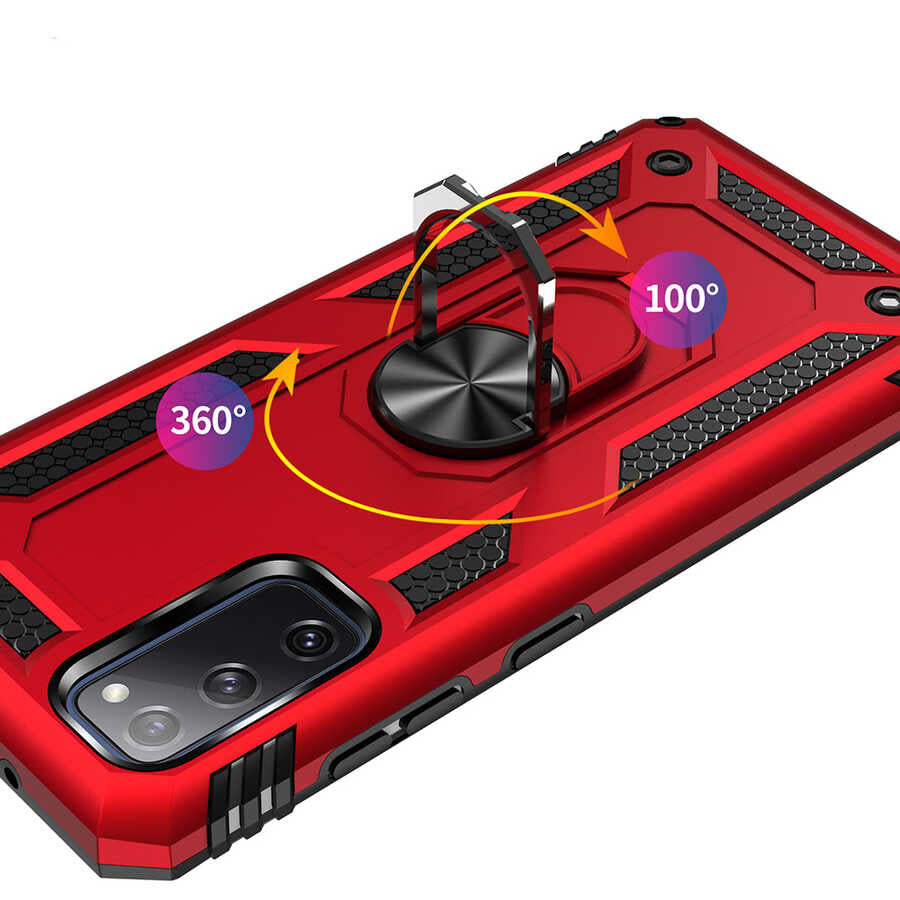 Galaxy S20 FE Kılıf Zore Vega Kapak Mavi