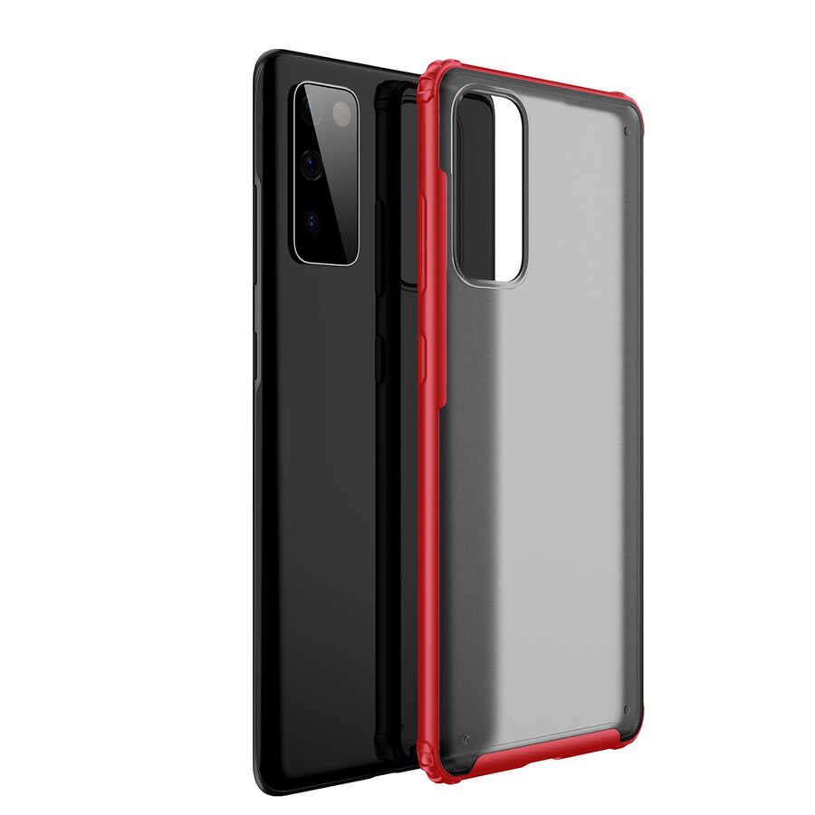 Galaxy S20 FE Kılıf Zore Volks Kapak Kırmızı