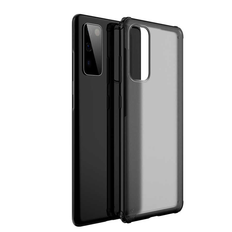 Galaxy S20 FE Kılıf Zore Volks Kapak Siyah