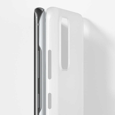 Galaxy S20 Kılıf Zore 1.Kalite PP Silikon Beyaz