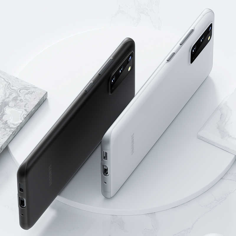 Galaxy S20 Kılıf Zore 1.Kalite PP Silikon Beyaz