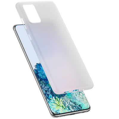 Galaxy S20 Kılıf Zore 1.Kalite PP Silikon Beyaz