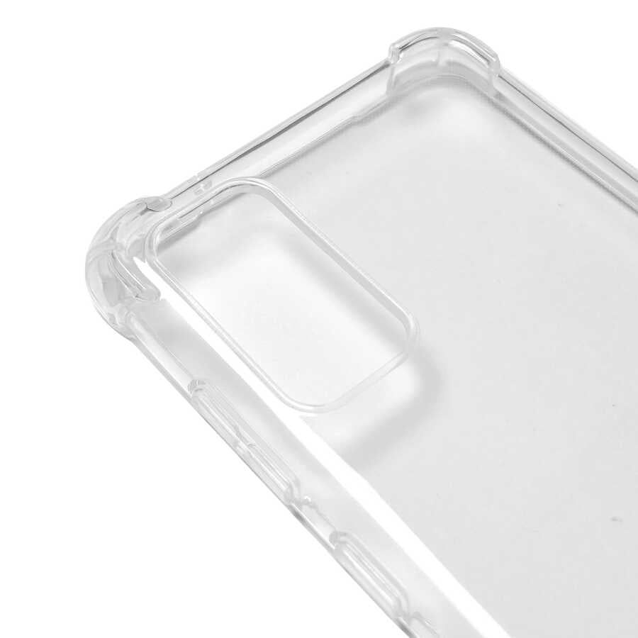 Galaxy S20 Kılıf Zore Kamera Korumalı Nitro Anti Shock Silikon Renksiz