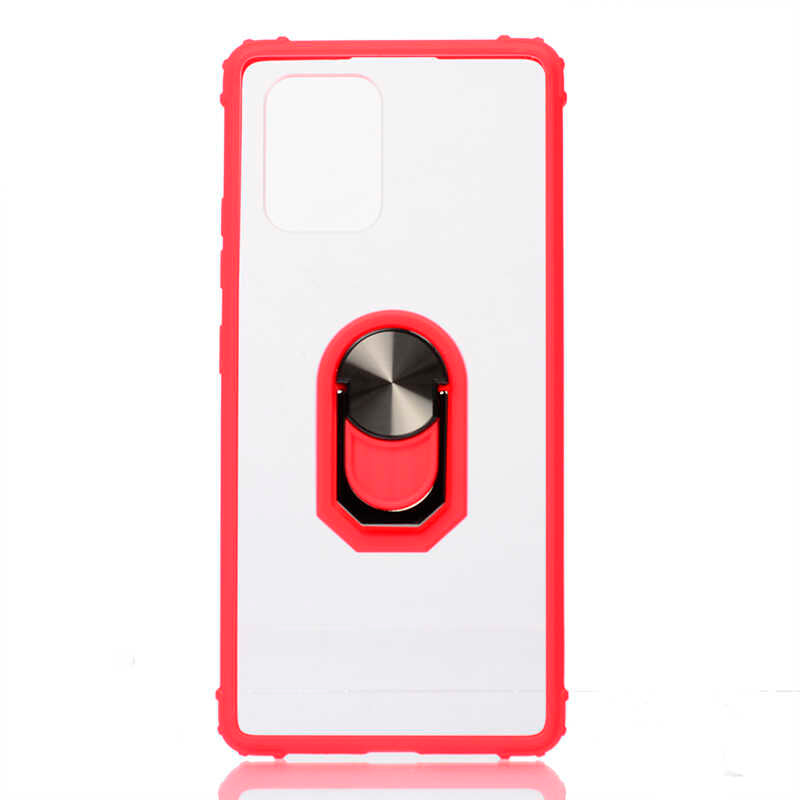 Galaxy A91 (S10 Lite) Kılıf Zore Mola Kapak Kırmızı