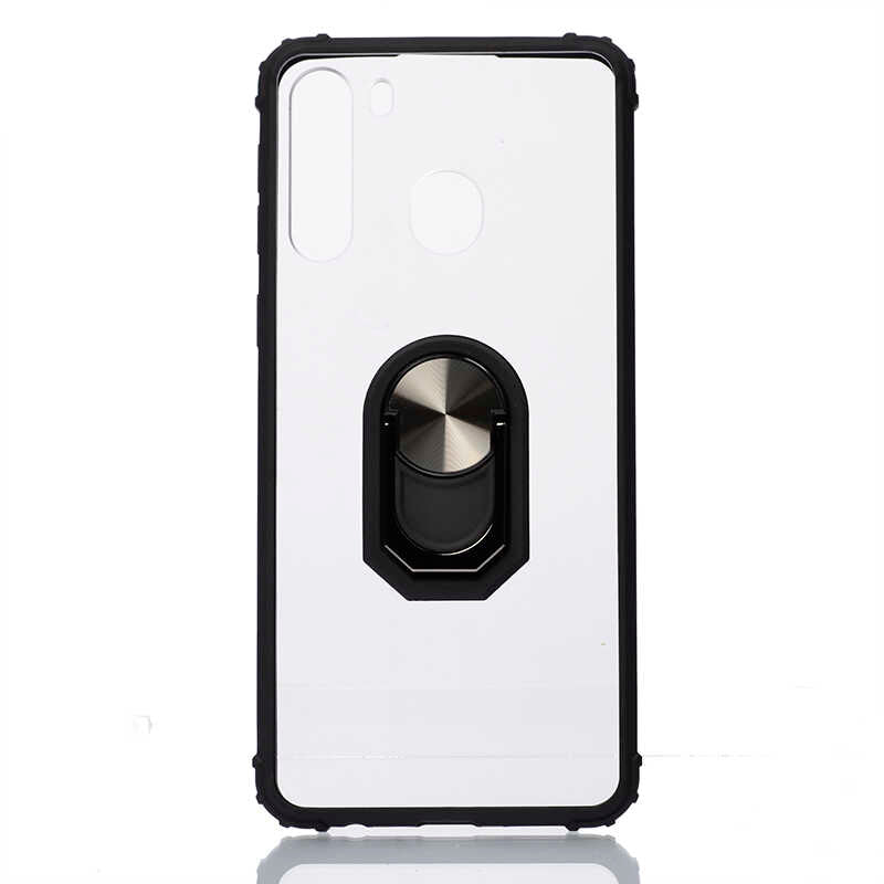 Galaxy A21 Kılıf Zore Mola Kapak Siyah