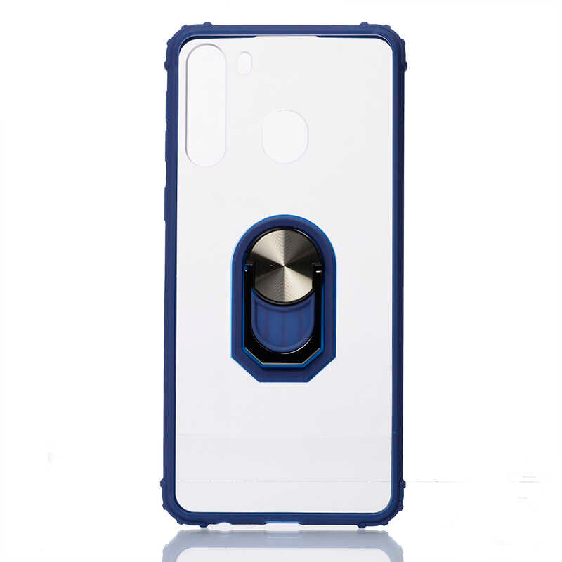 Galaxy A21 Kılıf Zore Mola Kapak Lacivert