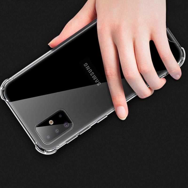 Galaxy S20 Kılıf Zore Nitro Anti Shock Silikon Renksiz