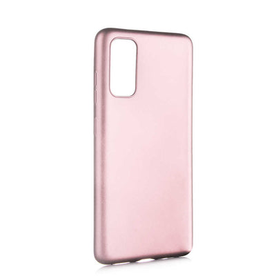 Galaxy S20 Kılıf Zore Premier Silikon Kapak Rose Gold