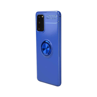 Galaxy S20 Kılıf Zore Ravel Silikon Kapak Mavi