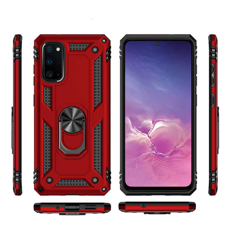 Galaxy S20 Kılıf Zore Vega Kapak Gri