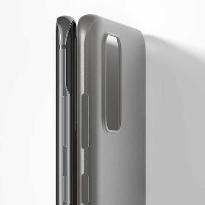 Galaxy S20 Plus Kılıf Zore 1.Kalite PP Silikon Beyaz