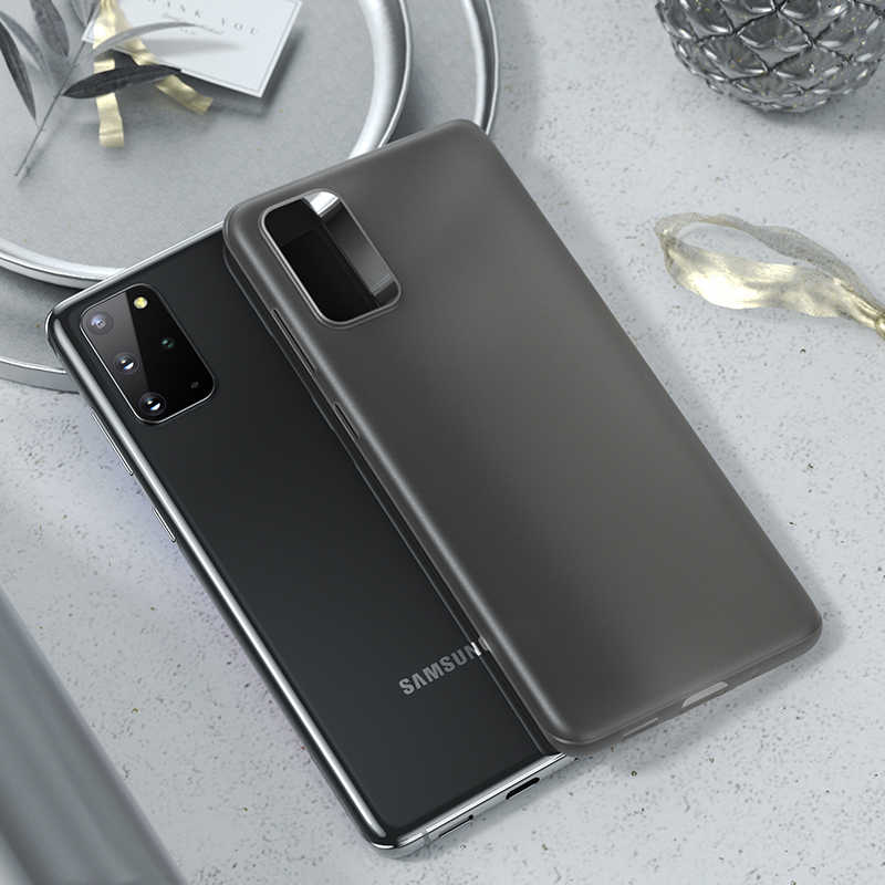 Galaxy S20 Plus Kılıf Zore 1.Kalite PP Silikon Siyah