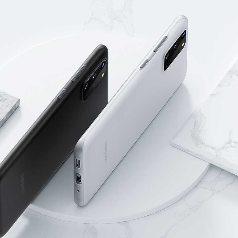 Galaxy S20 Plus Kılıf Zore 1.Kalite PP Silikon Beyaz