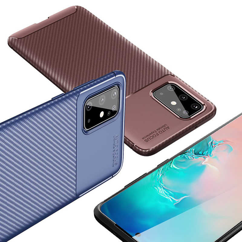 Galaxy S20 Plus Kılıf Zore Negro Silikon Kapak Siyah