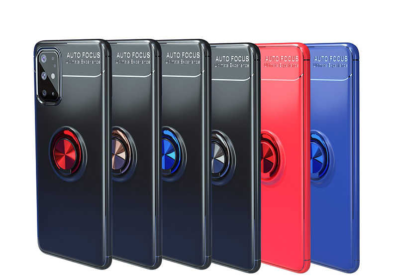 Galaxy S20 Plus Kılıf Zore Ravel Silikon Kapak Siyah-Rose Gold