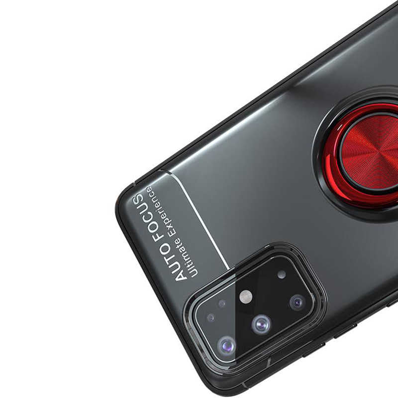 Galaxy S20 Plus Kılıf Zore Ravel Silikon Kapak Kırmızı