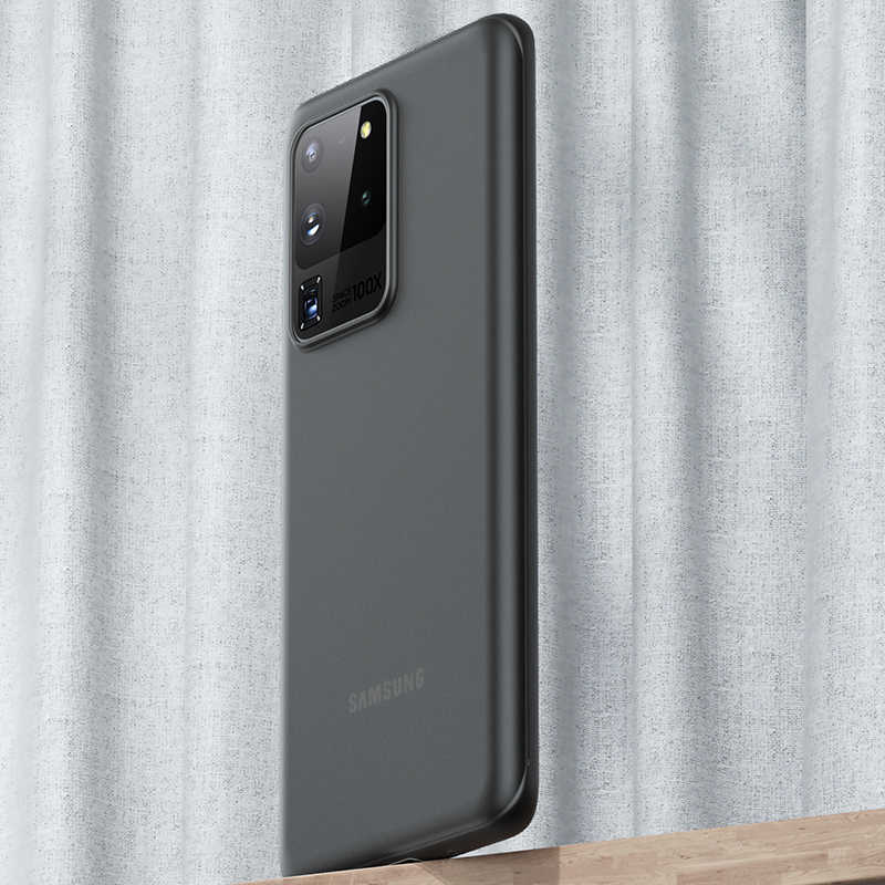 Galaxy S20 Ultra Kılıf Zore 1.Kalite PP Silikon Siyah
