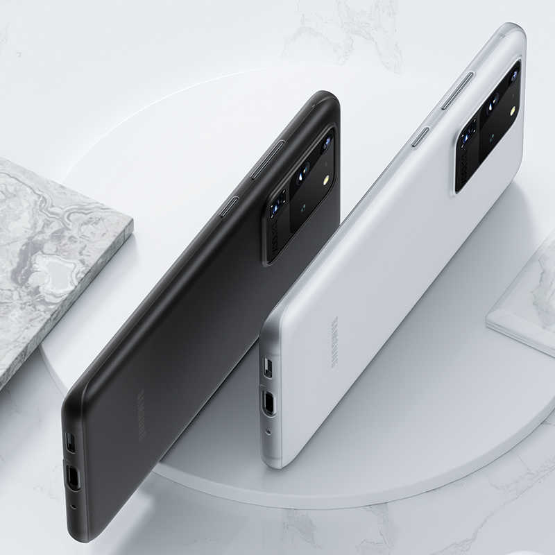 Galaxy S20 Ultra Kılıf Zore 1.Kalite PP Silikon Siyah