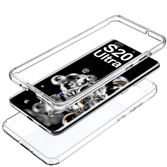 Galaxy S20 Ultra Kılıf Zore Enjoy Kapak Renksiz