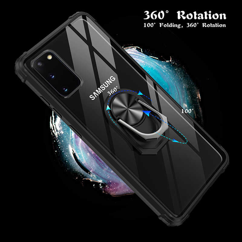 Galaxy S20 Kılıf Zore Mola Kapak Siyah