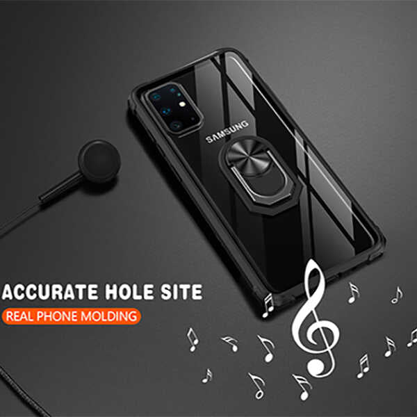 Galaxy S20 Plus Kılıf Zore Mola Kapak Siyah