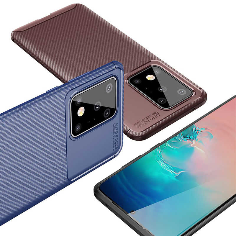 Galaxy S20 Ultra Kılıf Zore Negro Silikon Kapak Siyah