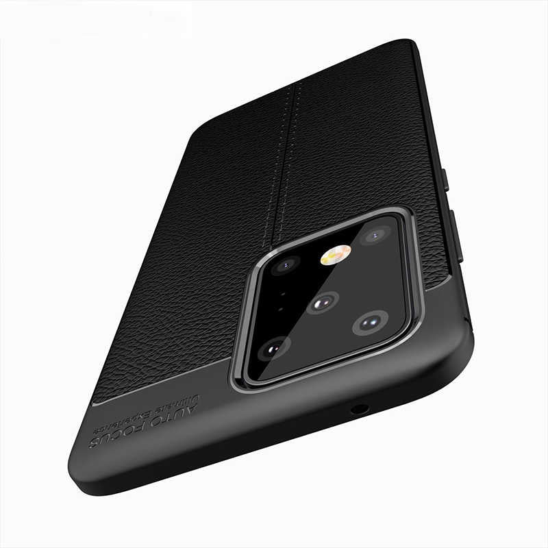 Galaxy S20 Ultra Kılıf Zore Niss Silikon Kapak Lacivert