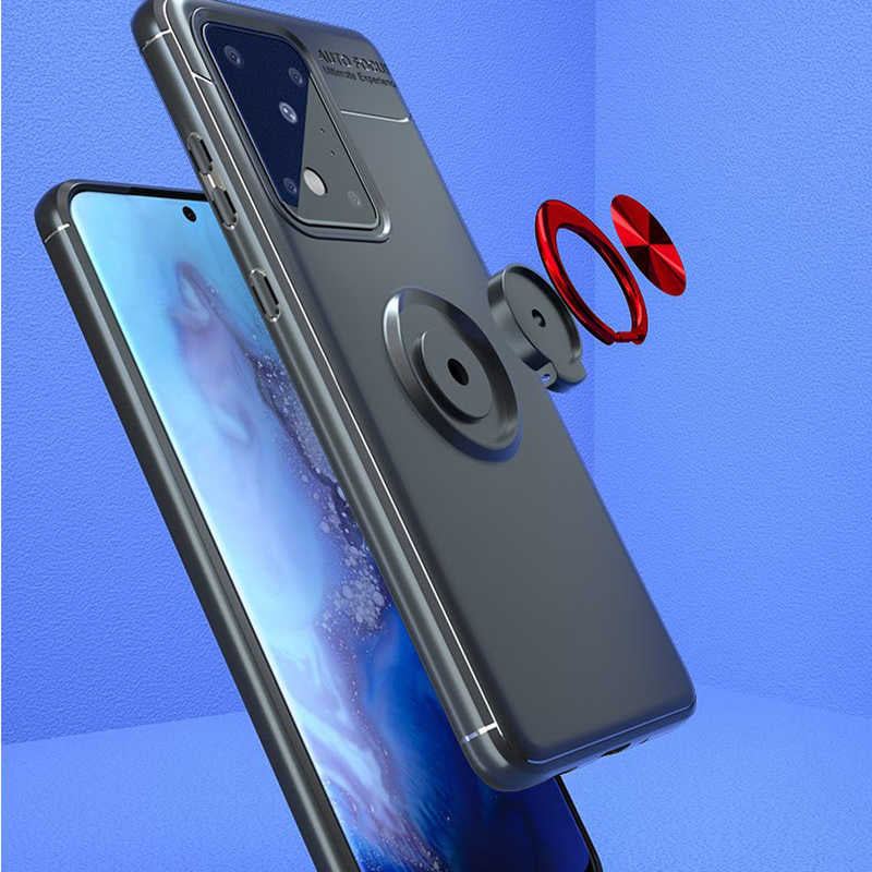 Galaxy S20 Ultra Kılıf Zore Ravel Silikon Kapak Siyah