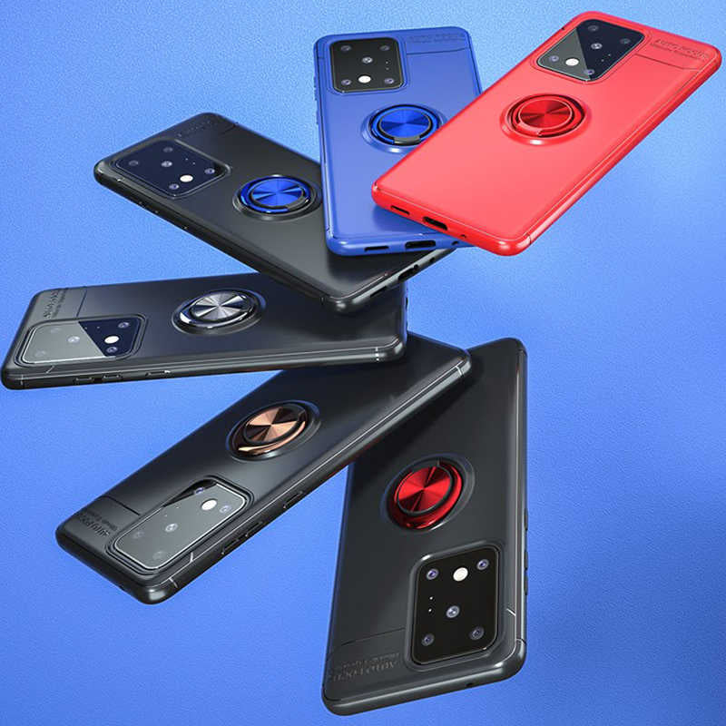 Galaxy S20 Ultra Kılıf Zore Ravel Silikon Kapak Kırmızı