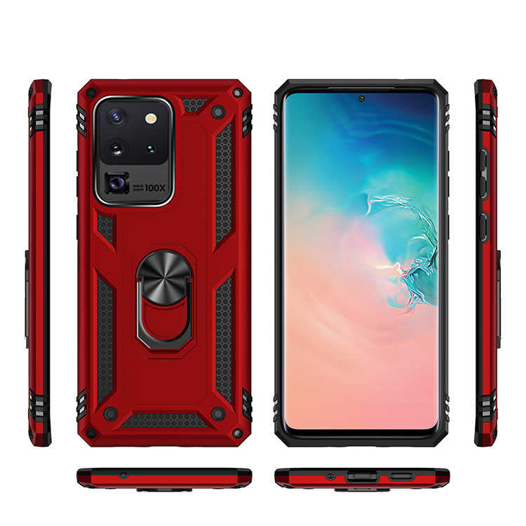 Galaxy S20 Ultra Kılıf Zore Vega Kapak Gri