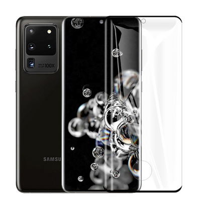 Galaxy S20 Ultra Zore Süper Pet Ekran Koruyucu Jelatin Siyah