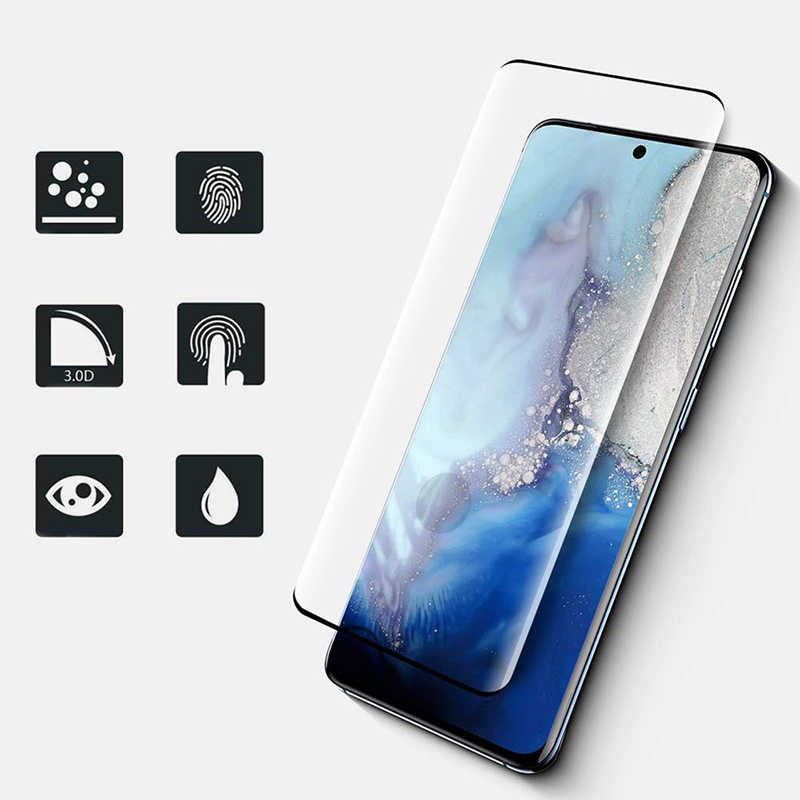 Galaxy S20 Zore Süper Pet Ekran Koruyucu Jelatin Siyah
