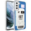 Galaxy S21 FE Kılıf Airbag Kenarlı Renkli Desenli Silikon Zore Elegans Kapak NO1
