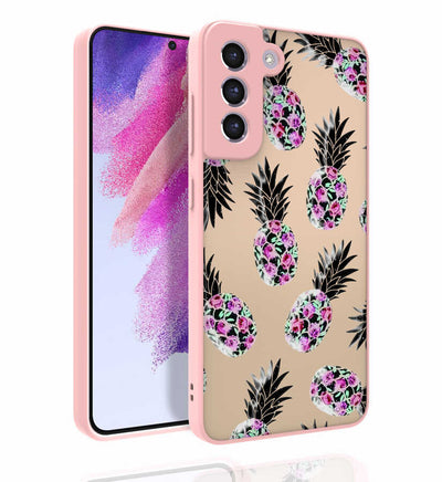 Galaxy S21 FE Kılıf Desenli Kamera Korumalı Parlak Zore Nora Kapak NO1