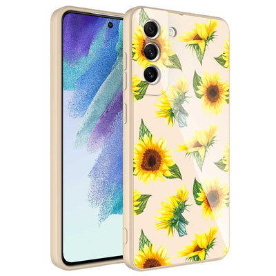 Galaxy S21 FE Kılıf Kamera Korumalı Desenli Sert Silikon Zore Epoksi Kapak NO2