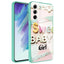 Galaxy S21 FE Kılıf Kamera Korumalı Desenli Sert Silikon Zore Epoksi Kapak NO5