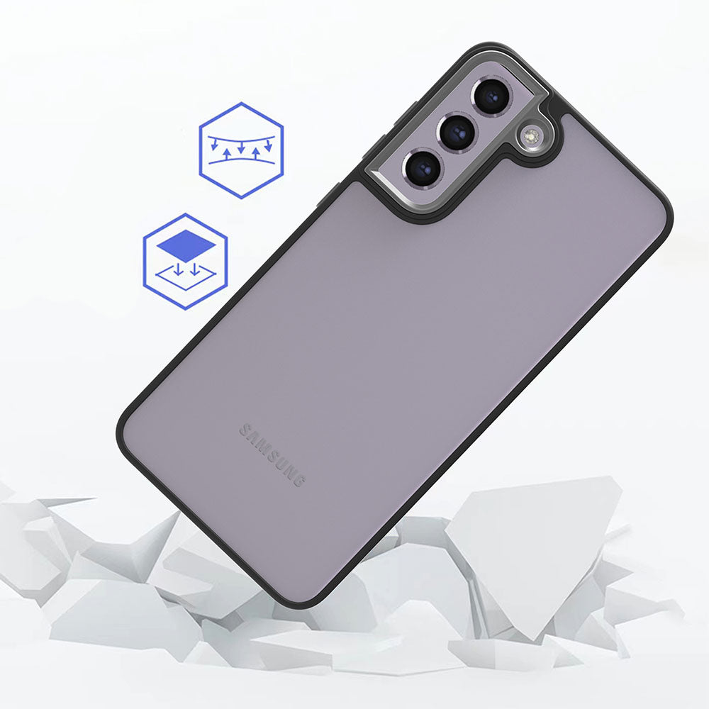 Galaxy S21 FE Kılıf Zore Flora Kapak Siyah