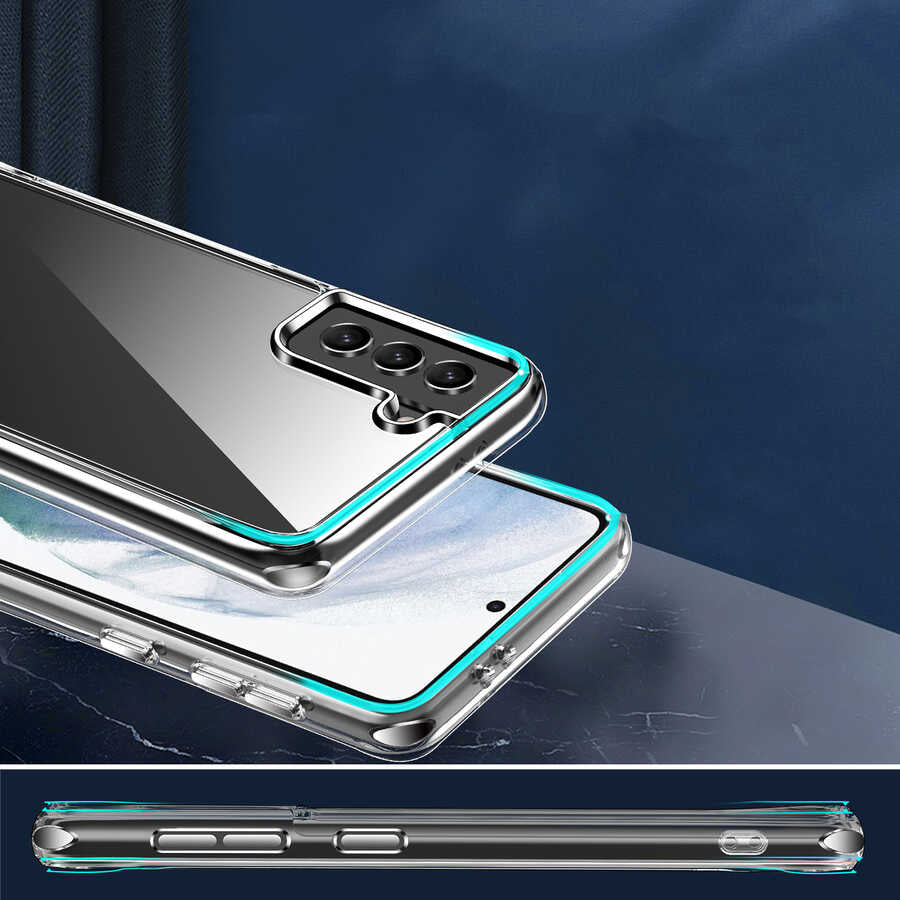 Galaxy S21 FE Kılıf Zore Forst Kapak Renksiz