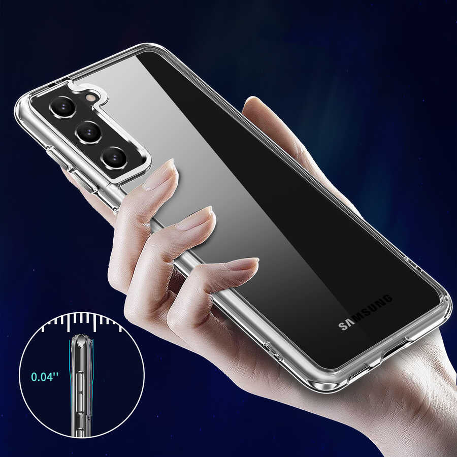 Galaxy S21 FE Kılıf Zore Forst Kapak Renksiz