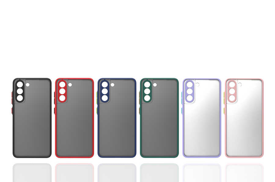 Galaxy S21 FE Kılıf Zore Hux Kapak Kırmızı