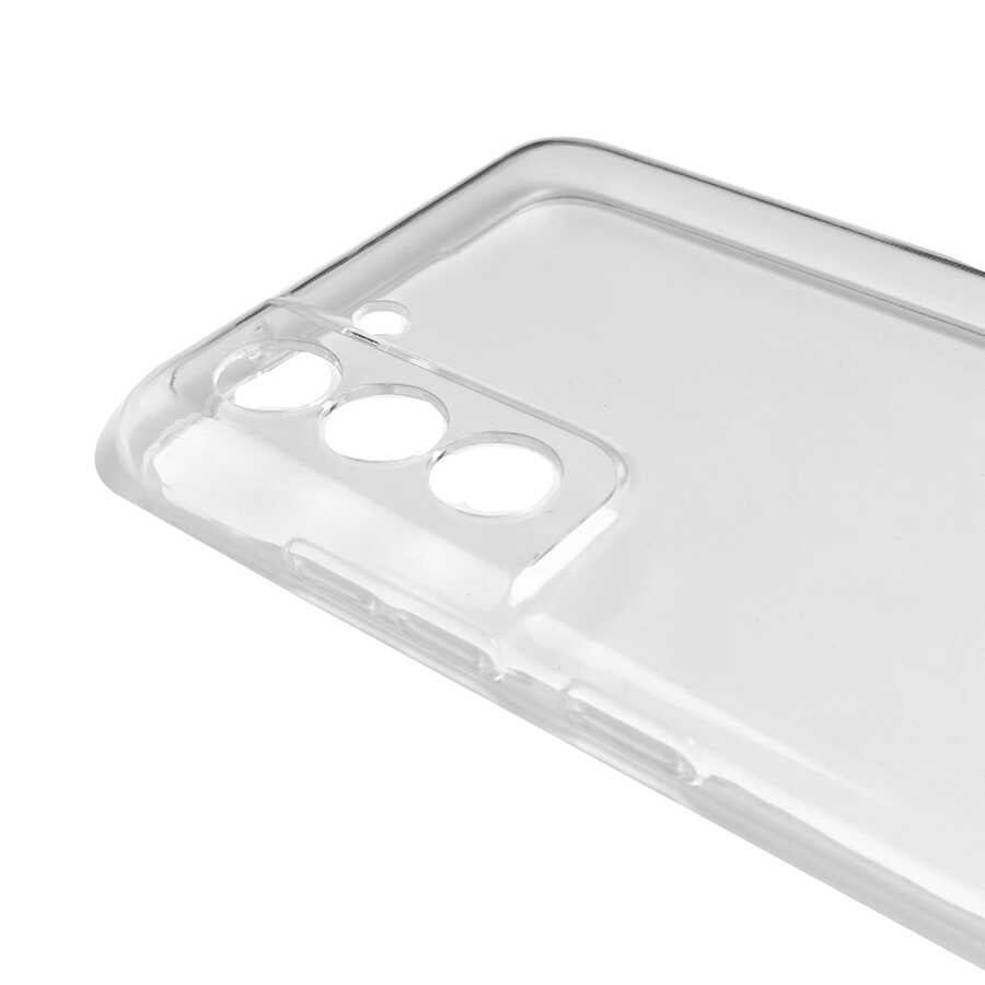 Galaxy S21 FE Kılıf Zore Kamera Korumalı Süper Silikon Kapak Renksiz