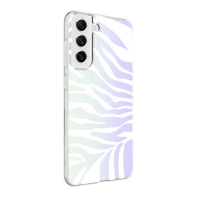 Galaxy S21 FE Kılıf Zore M-Blue Desenli Kapak Zebra No1