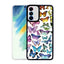Galaxy S21 FE Kılıf Zore M-Fit Desenli Kapak Butterfly No3