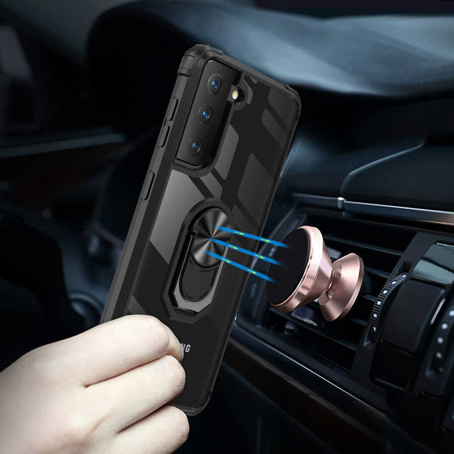 Galaxy S21 FE Kılıf Zore Mola Kapak Lacivert