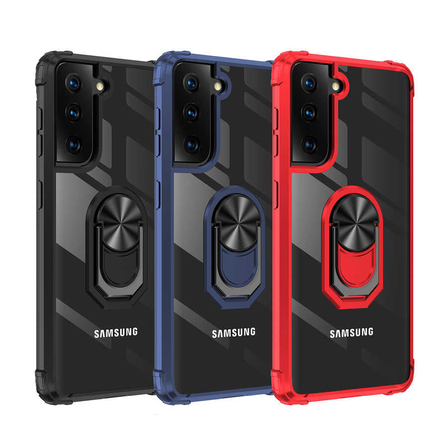 Galaxy S21 FE Kılıf Zore Mola Kapak Siyah