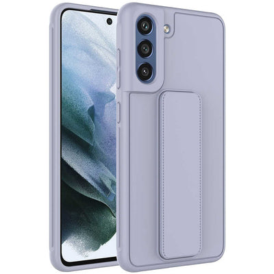 Galaxy S21 FE Kılıf Zore Qstand Kapak Koyu Yeşil