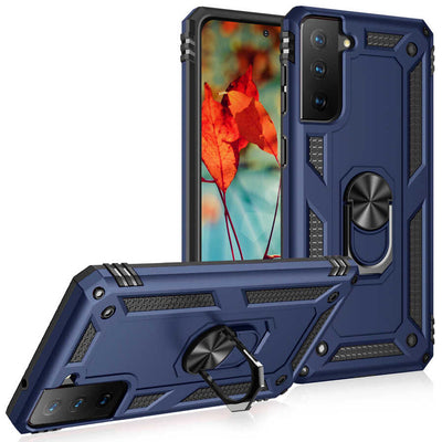 Galaxy S21 FE Kılıf Zore Vega Kapak Mavi