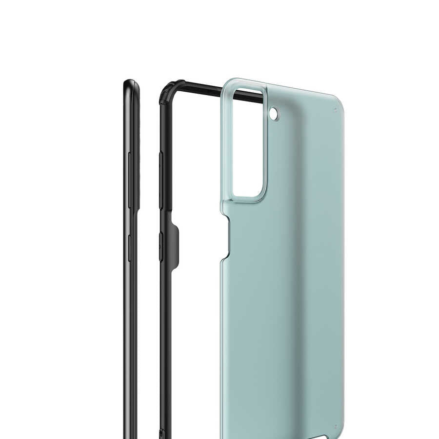 Galaxy S21 FE Kılıf Zore Volks Kapak Lacivert