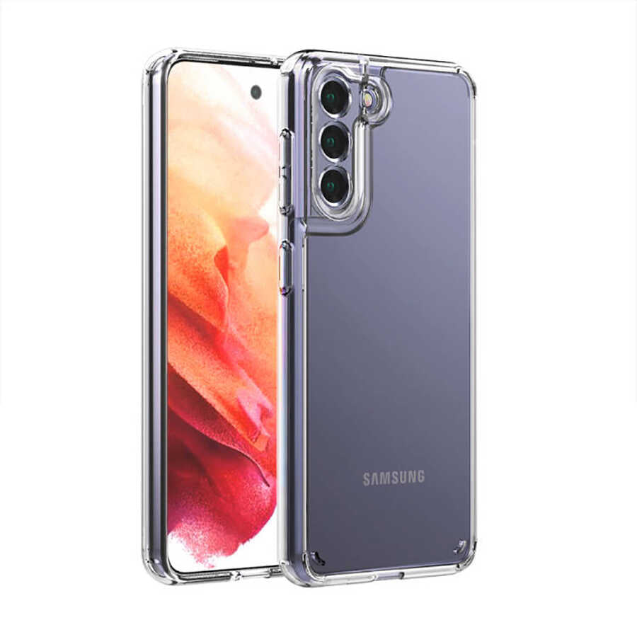 Galaxy S21 Kılıf Zore Coss Kapak Renksiz