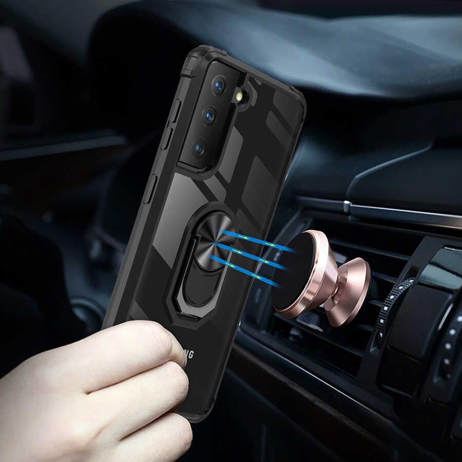 Galaxy S21 Kılıf Zore Mola Kapak Lacivert